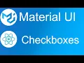 Material UI Checkboxes