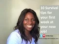 First day of your new job 10 tips to get you started with flying colours