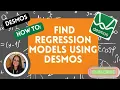 How to Find and Compare Regression using Desmos