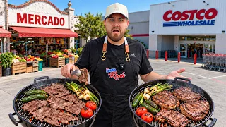 Hice una CARNE ASADA de COSTCO vs una del MERCADO… ¿Cuál es MEJOR? 😱