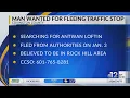 Wanted man flees during arrest in Covington County