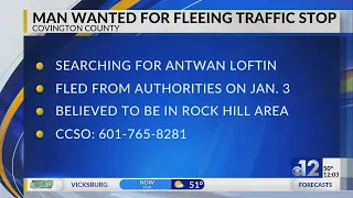 Wanted man flees during arrest in Covington County