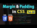 Margin Padding I HTML5 CSS3 Tutorial 20 in Urdu Hindi