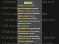 Top 20 idioms and phrases idoms phrases idioms and phrases in english