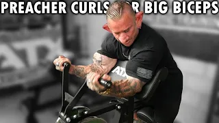 LEE PRIEST Preacher Curls for Big BICEPS
