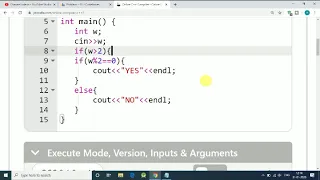 watermelon codeforces solution c problem 4 A