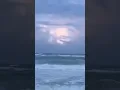 Wind and Waves Lights Night Falls in Palm Beach