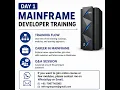 Day 1 Mainframe Full Course Course Introduction IBM Mainframe Developer Training