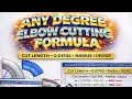 Elbow Degree Cutting Formula 0 to 90 - Every Fitter Must Know