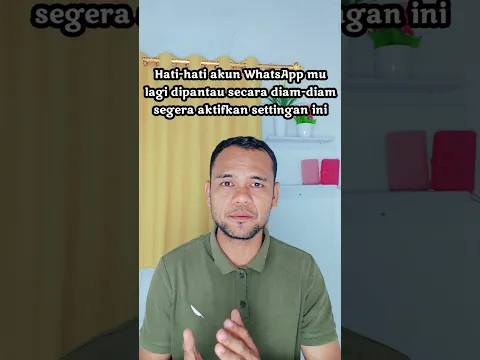 hati-hati akun whatsapp mu mungkin lagi di pantau segera aktif keamanan ini