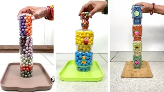 Marble Run Ball Bells Erasers Beads Chess Board Funny #reverse #satisfying #fun #beads #asmr #funny