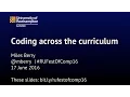 Coding across the curriculum