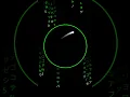 Pygame Physics Simulation Bouncing Ball in Shrinking Circle with Matrix Background
