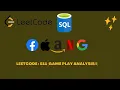 Game Play Analysis I SQL interview Questions Leetcode 511