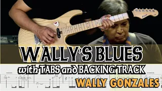 wallys blues wally gonzales with guitar pro7 tabs and backing track by alvin de leon 2020 