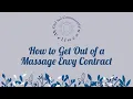 How to get out of a Massage Envy contract