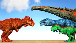 Testing the new Carcharodontosaurus VS ARK Dinosaurs