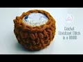 LEFT HANDED ROUND Waistcoat Stitch Detailed Invisible Join handsthatrockcrochet