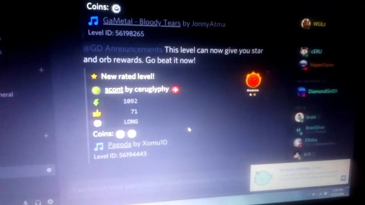 scont rated reaction