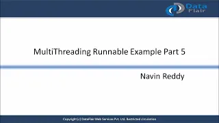 Java MultiThreading Runnable Example Part-5