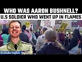 Aaron Bushnell US airman set himself ablaze outside Israeli embassy Know all about him Oneindia