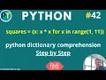 python dictionary comprehension dictionary comprehension in python tutorial in Hindi