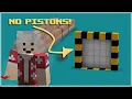 EASY ANIMATED COMMAND BLOCK DOOR TUTORIAL Minecraft Redstone Tutorial