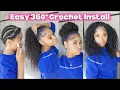 360 Versatile Curly CROCHET HAIR Install SUPER REALISTIC ft EayonHair