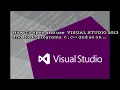 How To use or open VISUAL STUDIO 2013