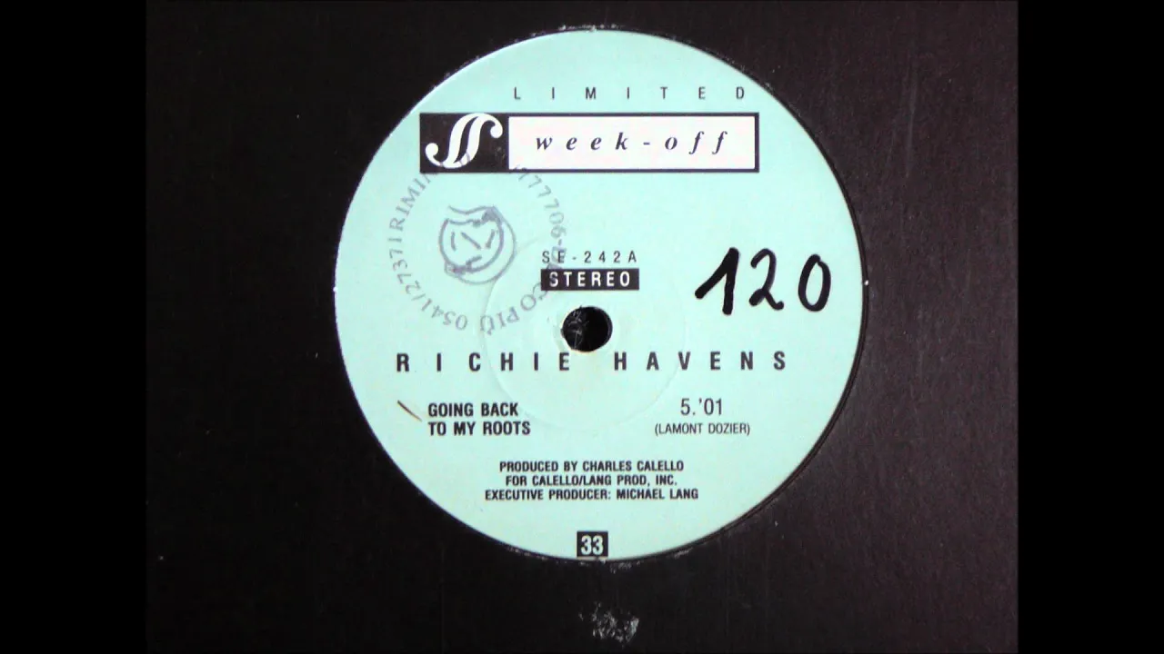 Richie Havens - Going Back To My Roots Original 12 inch Version 1980