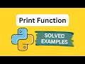 PRINT FUNCTION Practice Challenges - Python