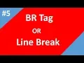 Html Line Break or html br tag Part - 5 Html tutorial for beginners Tech Talk Tricks