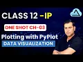 One Shot Ch-3 Plotting with PyPlot Data Visualization Class 12 Informatics Practices