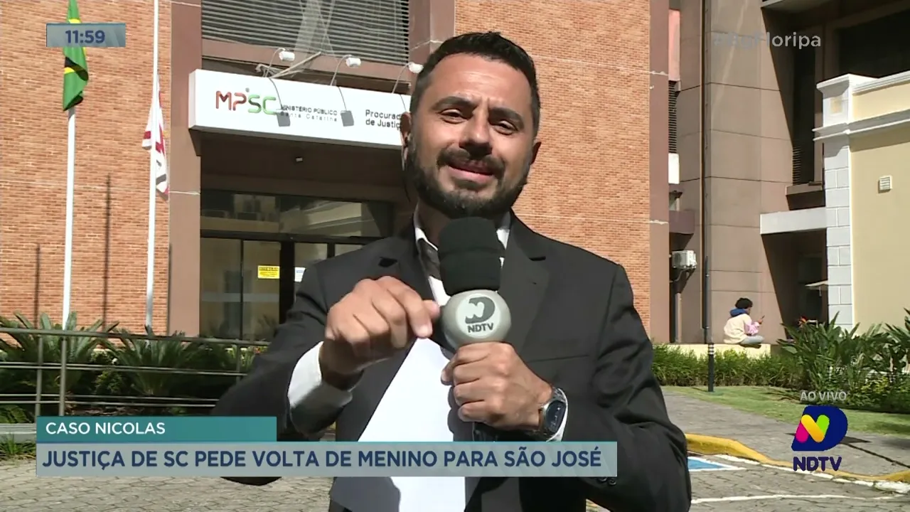 Justiça de SC pede volta de menino Nicolas para São José