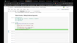 Python Function - Making Positional Arguments