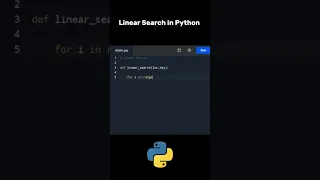 Linear Search algorithm in Python data structures and algorithms