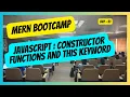 051 Javascript Constructor Functions and This Keyword
