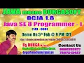 OCJA 1 8 Java SE 8 Programmer - I 1Z0