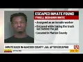 Hancock County Sheriff s Office locates escaped inmate