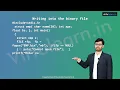 CL112 Writing and reading structures using binary files