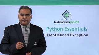 Python - User defined Exception