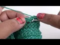 Working into the 3rd Loop of Half Double Crochet