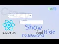Show Hide Password In React JS