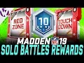 TOP 10 SOLO BATTLES REWARD - Madden 19 Solo Battles Rewards