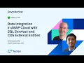Data Integration in ABAP Cloud with SQL services and CDS External Entities