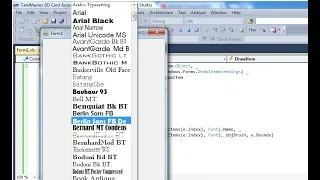 Bind all Fonts by Name with their Font Style to the ComboBox using VB NET