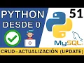 CRUD with Python MySQL in Console Application Updating Records Python 3 Course 51
