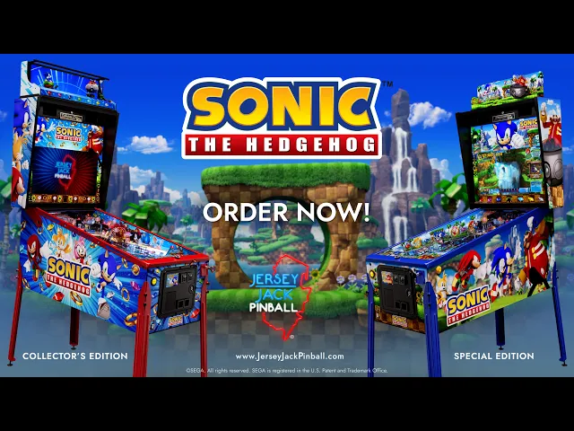 Sonic the Hedgehog Pinball Official Trailer | Jersey Jack Pinball