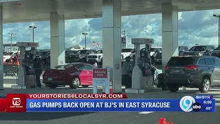 East Syracuse BJ s gas pumps are back open