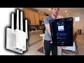 AOOEPU WiFi Extender Dual-Band 5 8GHz 2 4GHz Signal Booster Up to 12 880 sq ft 105 Devices